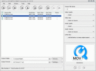 MOV to AVI MPEG WMV Converter screenshot